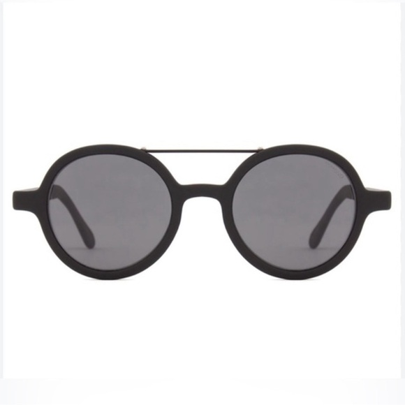 KOMONO sunglasses glossy black round NEW vivien main image 5